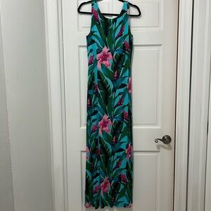 Tulum Blooms‎ Tambour Maxi Dress Size M